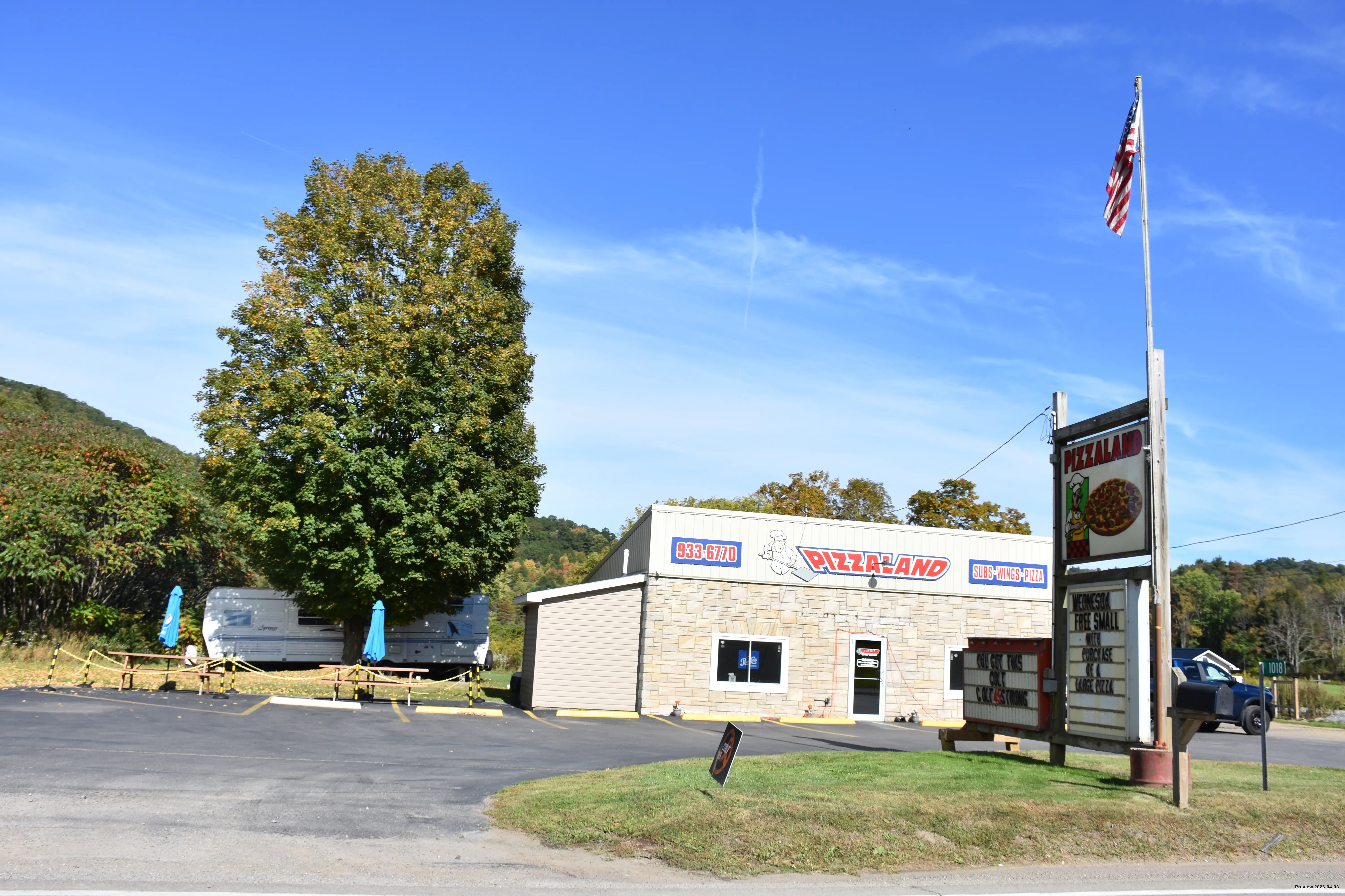 Pizzaland in Portville, NY