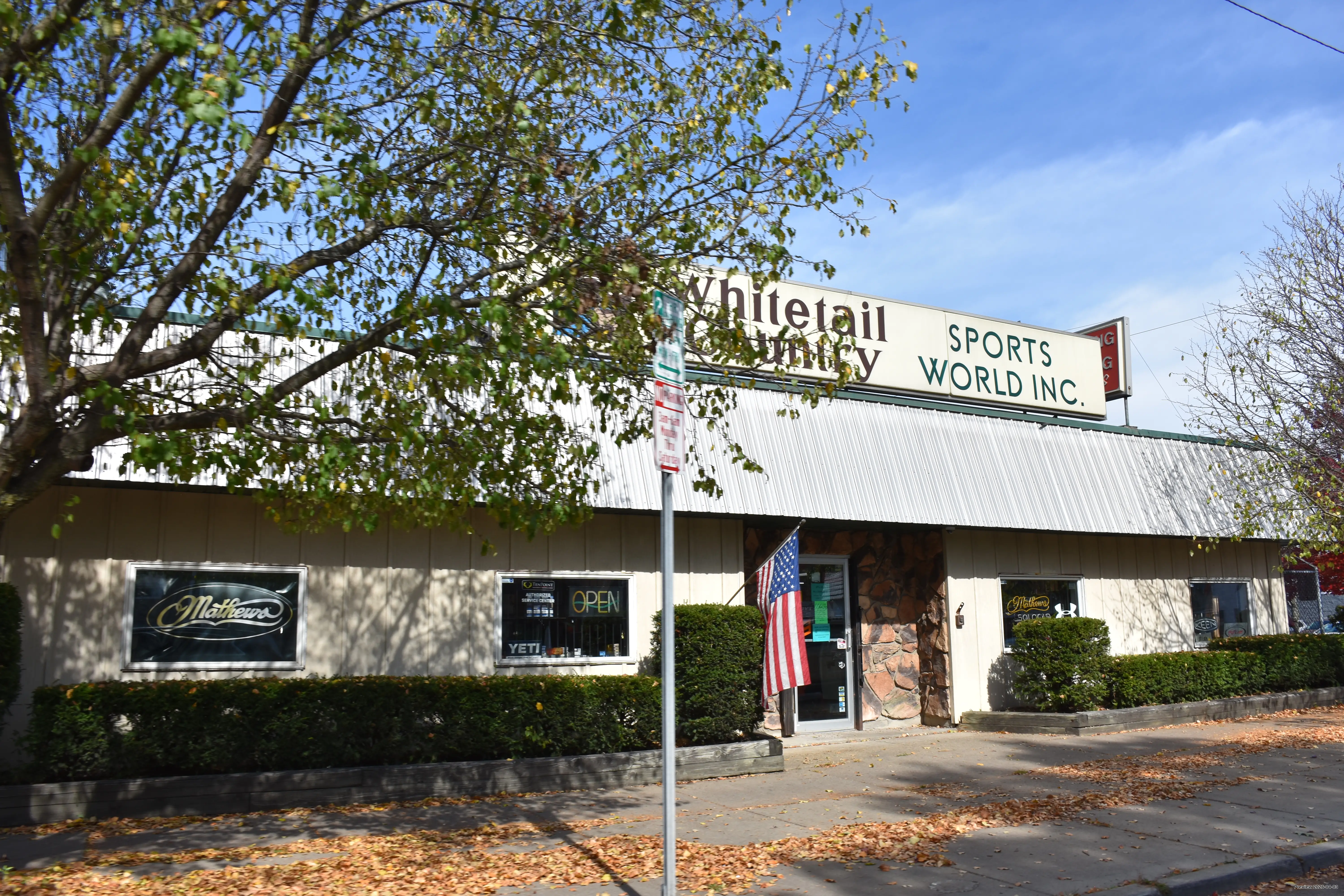 Outside of Whitetail Country Sports World in Olean, NY