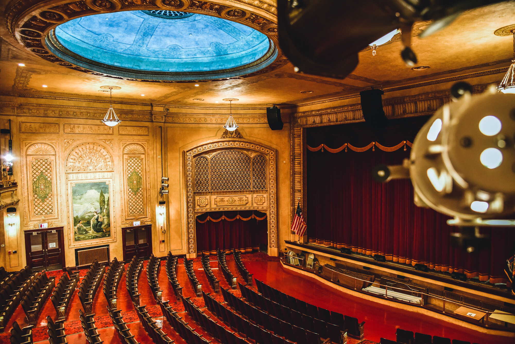 Inside of the Gowanda Hollywood Theater