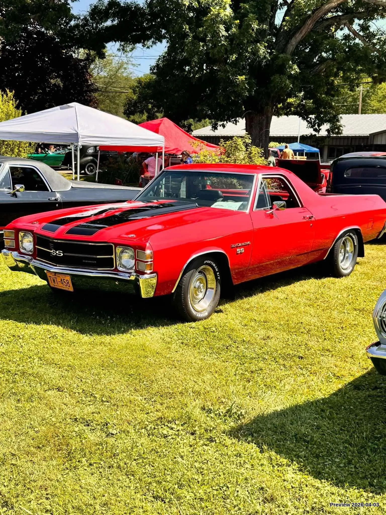 Car at past Limestone Car Show, Limestone NY