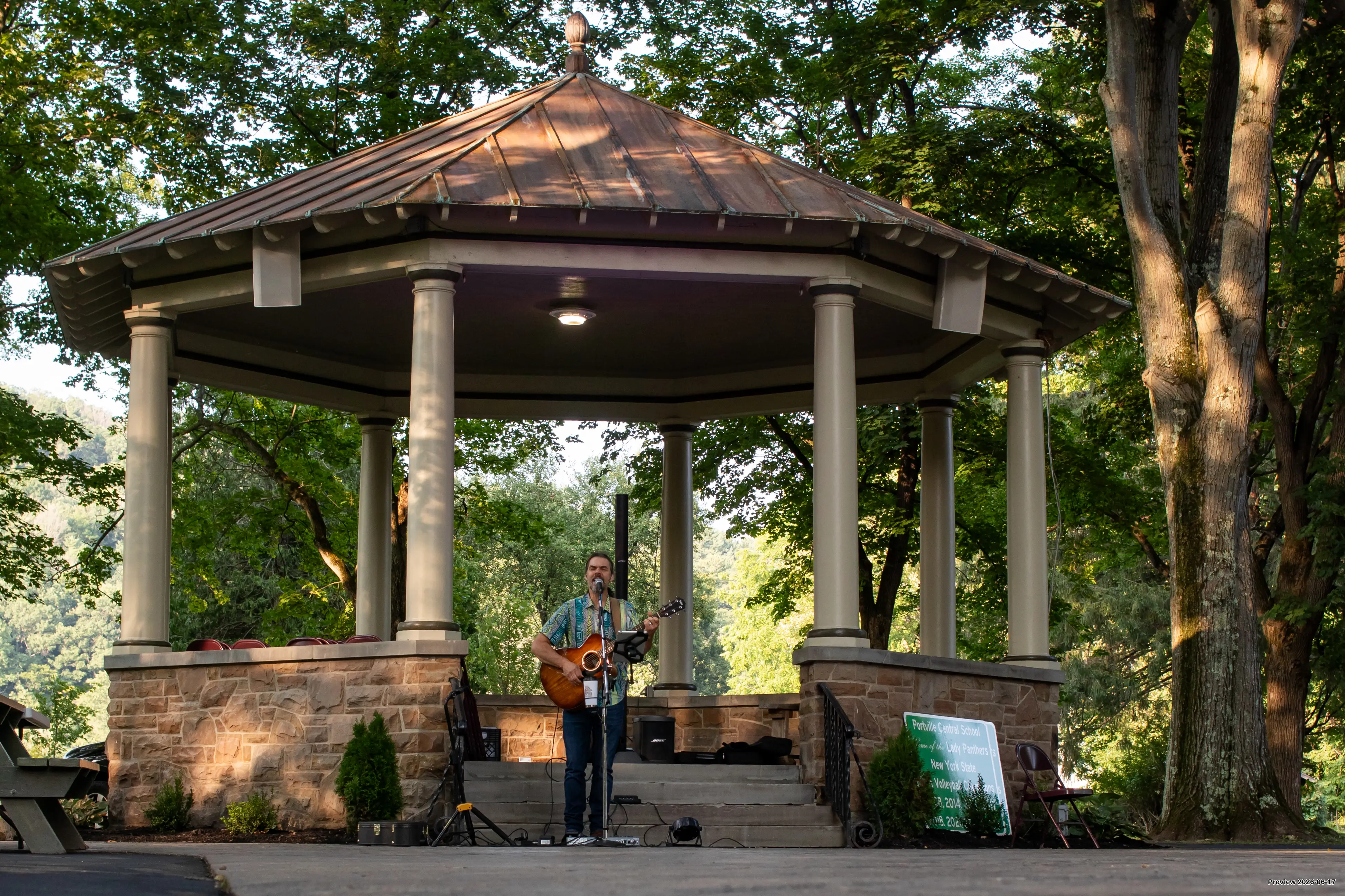 Musician at Pioneer Park