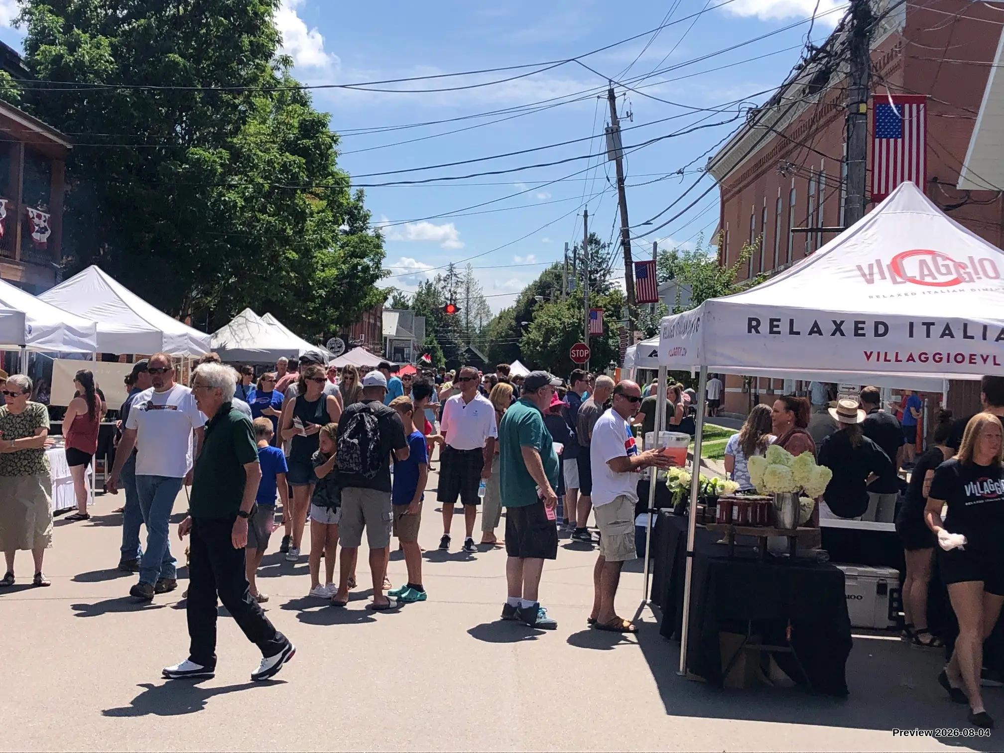 A view furing the 2023 Taste of Ellicottville