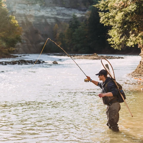 Fishing in the Cattaraugus Creek
