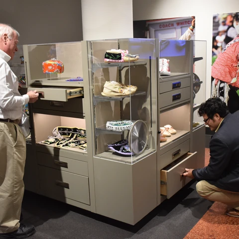 Inside the Onohsagwe:de Cultural Center