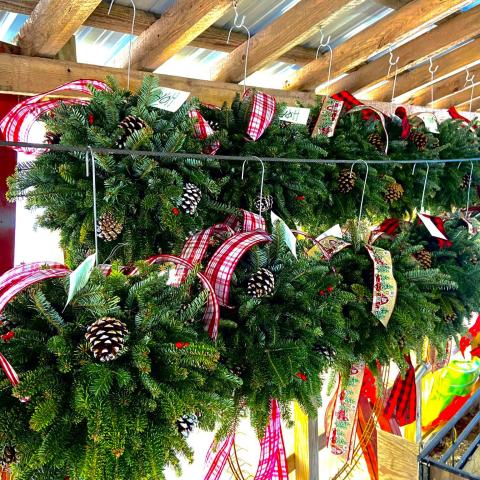 Wreath Balls from Over The Hill Tree Farm