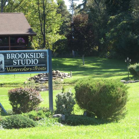 Sign at Brookside Studio