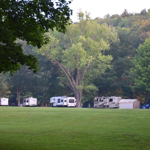 Campers at Riverhurst Campground