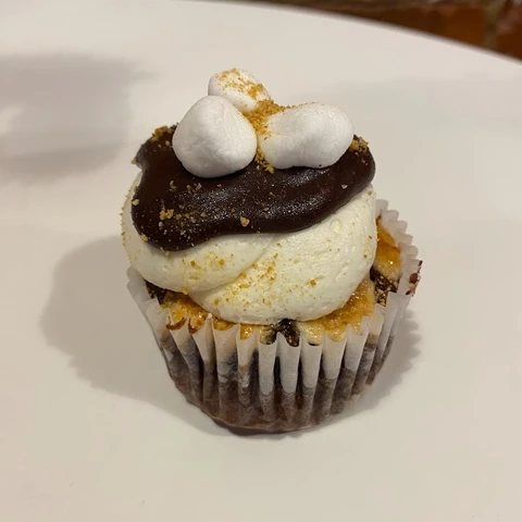 Smore cupcake from Cupcaked now Curated Chaos