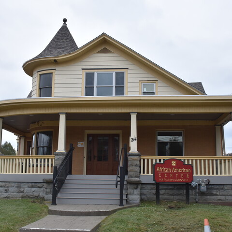 Outside view of the African American Center in Olean