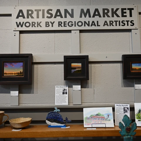 inside at the Tri County Arts Council