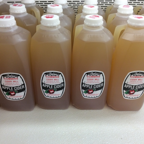 Cummins Cider Mill, Jugs of Cider