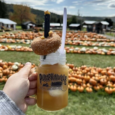 Cider Slushie at Pumpkinville