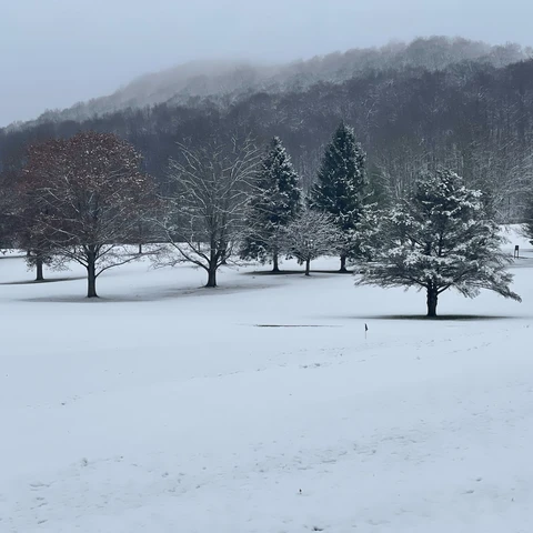 First snowfall of the season 2024