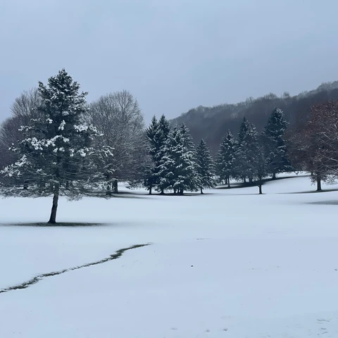 first snowy day of 2024