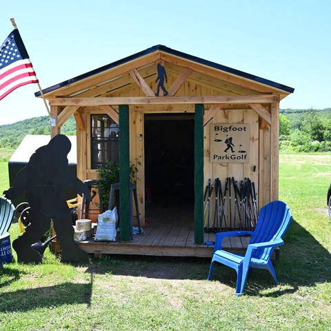 BigFoot Golf shed