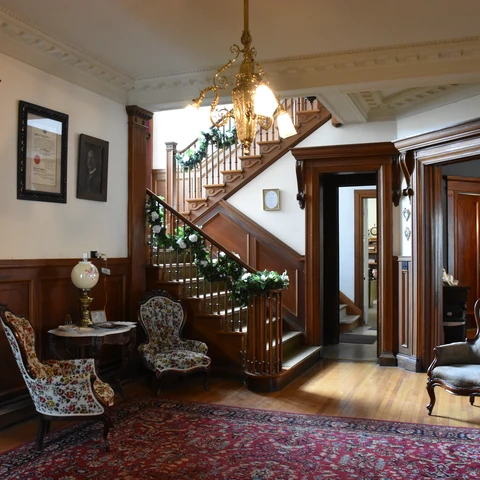 Inside of the Fannie Bartlett Museum