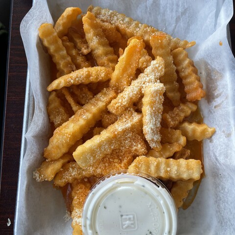 Irish Wing Fries at Dave's Halfway Inn