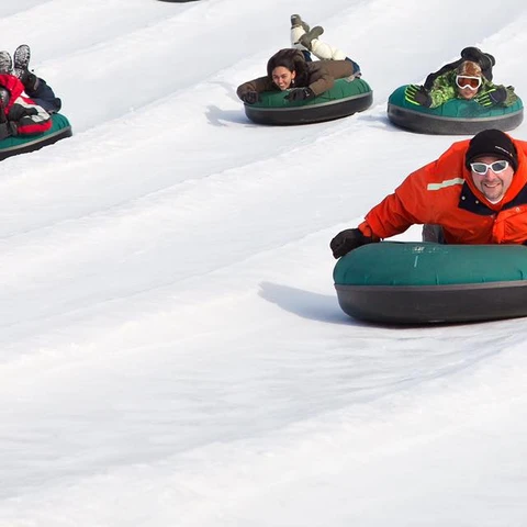 Snow Tubing for Speed at Holiday Valley Tubing Company (2018)
