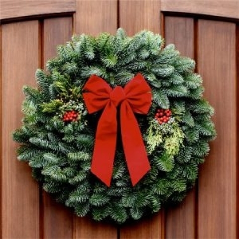 Wreath made at Nannen Arboretum