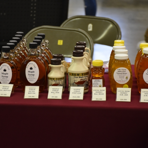 Maple syrup and Honey made in Cattaraugus County