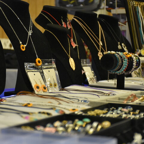 Jewelry from a vendor show 