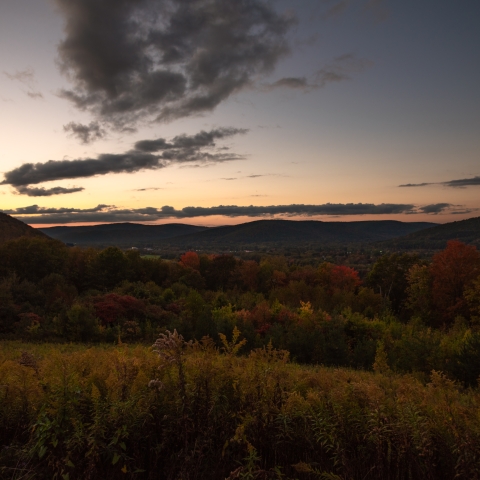 Sunset at Allegany State Park