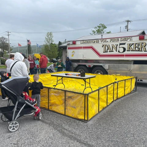 Kids activity at the 2024 Hometown Days in Limestone, NY