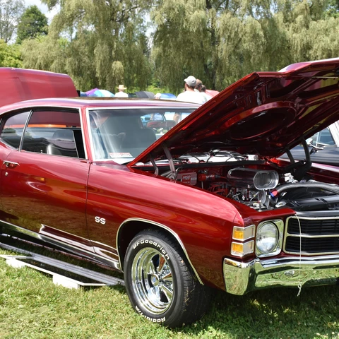 Car displayed at a Car Show