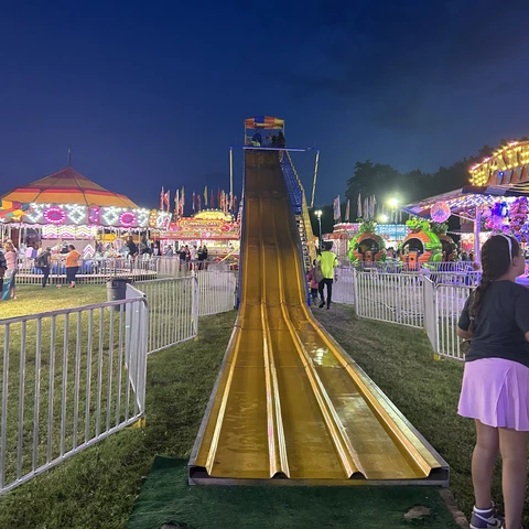 Slide at Allegany Old Home Week