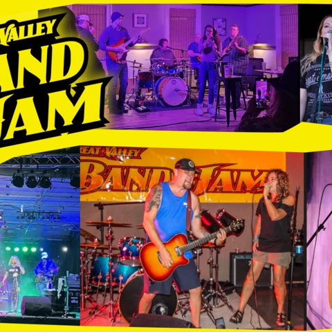 2026 Banner for Great Valley Band Jam music festival