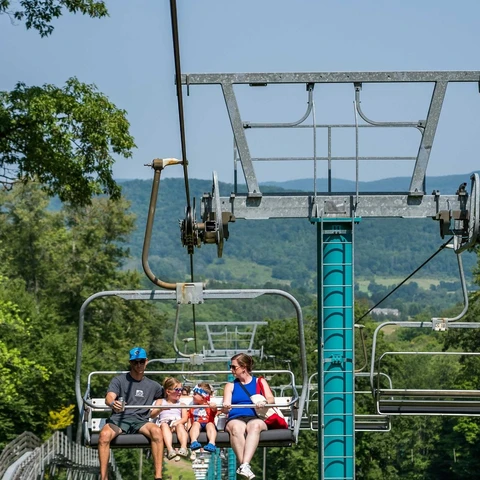 Chairlift rides at Holiday Valley