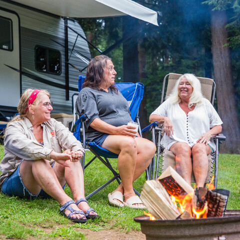 Campers at Riverhurst