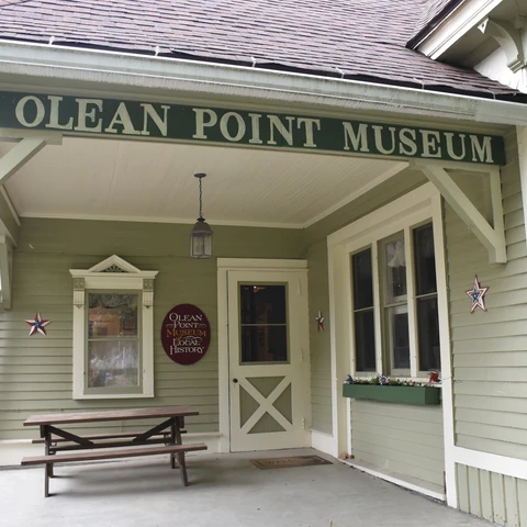 Entrance to the Olean Point Museum