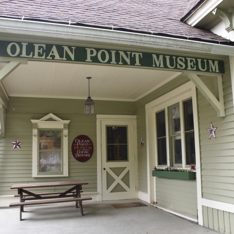 Entrance to the Olean Point Museum